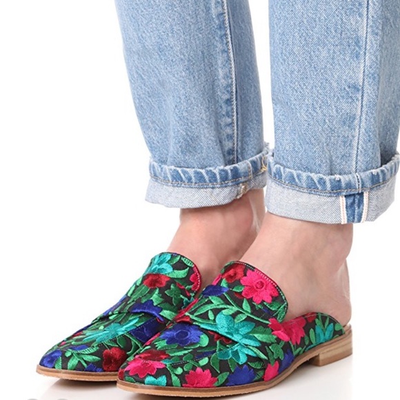 Free People Shoes - Free People At Ease Brocade Loafers